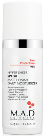Hyper Sheer SPF 50 Matte Finish Daily Moisturizer